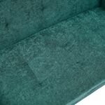Premium-Leinen-Sitzbank (2-Sitzer) mit rutschfesten Massivholzbeinen und Hochdichte-Schaumkissen – K - Image 17