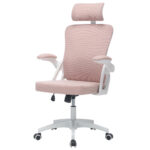 Ergonomic Mesh Office Chair with Adjustable Lumbar Support and Headrest - High-Back Executive Chair - Image 13