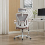 Ergonomic Mesh Office Chair with Adjustable Lumbar Support and Headrest - High-Back Executive Chair - Image 2