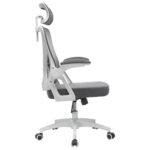 Ergonomic Mesh Office Chair with Adjustable Lumbar Support and Headrest - High-Back Executive Chair - Image 17