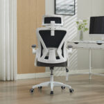 Ergonomic Mesh Office Chair with Adjustable Lumbar Support and Headrest - High-Back Executive Chair - Image 3