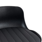 Modern Adjustable Swivel Bar Stools 2-Piece Set, Plastic Backrest & PU Leather Seat, Gas Lift - Image 10