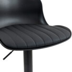 Modern Adjustable Swivel Bar Stools 2-Piece Set, Plastic Backrest & PU Leather Seat, Gas Lift - Image 11