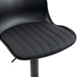 Modern Adjustable Swivel Bar Stools 2-Piece Set, Plastic Backrest & PU Leather Seat, Gas Lift - Image 13