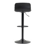 Modern Adjustable Swivel Bar Stools 2-Piece Set, Plastic Backrest & PU Leather Seat, Gas Lift - Image 8