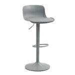 Modern Adjustable Swivel Bar Stools 2-Piece Set, Plastic Backrest & PU Leather Seat, Gas Lift - Image 7