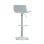 Modern Adjustable Swivel Bar Stools 2-Piece Set, Plastic Backrest & PU Leather Seat, Gas Lift - Image 8