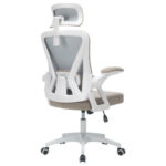 Ergonomic Mesh Office Chair with Adjustable Lumbar Support and Headrest - High-Back Executive Chair - Image 16