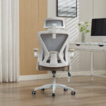 Ergonomic Mesh Office Chair with Adjustable Lumbar Support and Headrest - High-Back Executive Chair - Image 3