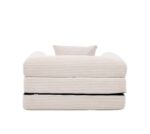 Corduroy Convertible Single Sleeper Sofa, Multifunctional Folding Sofa Bed, Space-Saving Guest Bed from High - Image 15