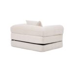Corduroy Convertible Single Sleeper Sofa, Multifunctional Folding Sofa Bed, Space-Saving Guest Bed from High - Image 16