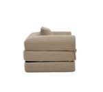 Corduroy Convertible Single Sleeper Sofa, Multifunctional Folding Sofa Bed, Space-Saving Guest Bed from High - Image 8