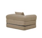 Corduroy Convertible Single Sleeper Sofa, Multifunctional Folding Sofa Bed, Space-Saving Guest Bed from High - Image 9