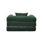 Corduroy Convertible Single Sleeper Sofa, Multifunctional Folding Sofa Bed, Space-Saving Guest Bed from High - Image 10