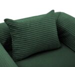 Corduroy Convertible Single Sleeper Sofa, Multifunctional Folding Sofa Bed, Space-Saving Guest Bed from High - Image 16