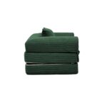 Corduroy Convertible Single Sleeper Sofa, Multifunctional Folding Sofa Bed, Space-Saving Guest Bed from High - Image 8