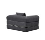 Corduroy Convertible Single Sleeper Sofa, Multifunctional Folding Sofa Bed, Space-Saving Guest Bed from High - Image 8