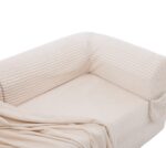 2-Seater Sofa Bed in Soft Corduroy, Convertible Floor Sofa Bed, Space-Saving Futon Sofa - Image 21