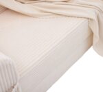 2-Seater Sofa Bed in Soft Corduroy, Convertible Floor Sofa Bed, Space-Saving Futon Sofa - Image 22
