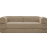 2-Sitzer Schlafsofa aus weichem Kordstoff, umwandelbares Boden Sofa Bett, platzsparendes Futon Sofa - Image 14