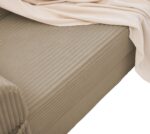 2-Sitzer Schlafsofa aus weichem Kordstoff, umwandelbares Boden Sofa Bett, platzsparendes Futon Sofa - Image 16