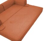 2-Sitzer Schlafsofa aus weichem Kordstoff, umwandelbares Boden Sofa Bett, platzsparendes Futon Sofa - Image 17