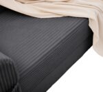 2-Seater Sofa Bed in Soft Corduroy, Convertible Floor Sofa Bed, Space-Saving Futon Sofa - Image 17