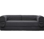2-Seater Sofa Bed in Soft Corduroy, Convertible Floor Sofa Bed, Space-Saving Futon Sofa - Image 6