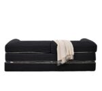 2-Seater Sofa Bed in Soft Corduroy, Convertible Floor Sofa Bed, Space-Saving Futon Sofa - Image 10