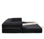 2-Seater Sofa Bed in Soft Corduroy, Convertible Floor Sofa Bed, Space-Saving Futon Sofa - Image 12