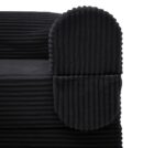 2-Seater Sofa Bed in Soft Corduroy, Convertible Floor Sofa Bed, Space-Saving Futon Sofa - Image 15