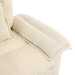 Chenille 360° Swivel Accent Chair in Oversized Format for Reading - Comfortable Accent Chair with Stool - Image 16
