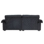 213 cm Chenille-Tiefeinzelsofa mit Doppelschichtkissen (Memory-Schaum + Taschenfedern) – Bequeme Zwe - Image 16