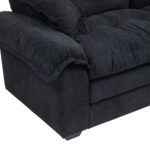 213 cm Chenille-Tiefeinzelsofa mit Doppelschichtkissen (Memory-Schaum + Taschenfedern) – Bequeme Zwe - Image 20