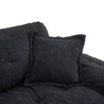 213 cm Chenille-Tiefeinzelsofa mit Doppelschichtkissen (Memory-Schaum + Taschenfedern) – Bequeme Zwe - Image 22