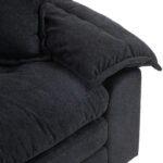 213 cm Chenille-Tiefeinzelsofa mit Doppelschichtkissen (Memory-Schaum + Taschenfedern) – Bequeme Zwe - Image 23