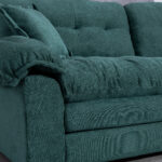 213 cm Chenille-Tiefeinzelsofa mit Doppelschichtkissen (Memory-Schaum + Taschenfedern) – Bequeme Zwe - Image 12