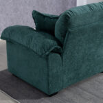 2-Teiliges Chenill-Sofaset: Einzelsofa + Loveseat mit zweischichtiger Sitzpolsterung & Dekokissen, T - Image 18