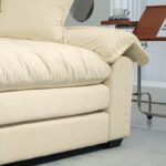 2-Teiliges Chenill-Sofaset: Einzelsofa + Loveseat mit zweischichtiger Sitzpolsterung & Dekokissen, T - Image 20