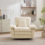 2-Teiliges Chenill-Sofaset: Einzelsofa + Loveseat mit zweischichtiger Sitzpolsterung & Dekokissen, T - Image 4
