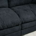 2-Teiliges Chenill-Sofaset: Einzelsofa + Loveseat mit zweischichtiger Sitzpolsterung & Dekokissen, T - Image 22