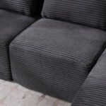 265cm wide fully compressed sofa with three pillows (feather pillow+two plastic cup holders) - comfo - Image 11
