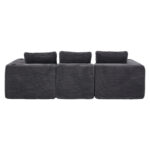 265cm wide fully compressed sofa with three pillows (feather pillow+two plastic cup holders) - comfo - Image 14