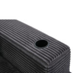 265cm wide fully compressed sofa with three pillows (feather pillow+two plastic cup holders) - comfo - Image 21