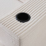 265cm wide fully compressed sofa with three pillows (feather pillow+two plastic cup holders) - comfo - Image 11