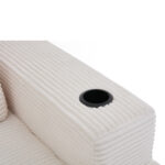 265cm wide fully compressed sofa with three pillows (feather pillow+two plastic cup holders) - comfo - Image 14