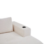 265cm wide fully compressed sofa with three pillows (feather pillow+two plastic cup holders) - comfo - Image 15
