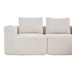 265cm wide fully compressed sofa with three pillows (feather pillow+two plastic cup holders) - comfo - Image 17