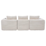 265cm wide fully compressed sofa with three pillows (feather pillow+two plastic cup holders) - comfo - Image 18