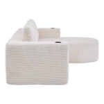 265cm wide fully compressed sofa with three pillows (feather pillow+two plastic cup holders) - comfo - Image 19